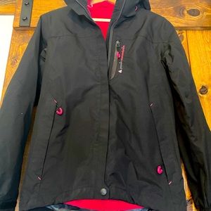 Peak mountain ski jacket double layers 2in1